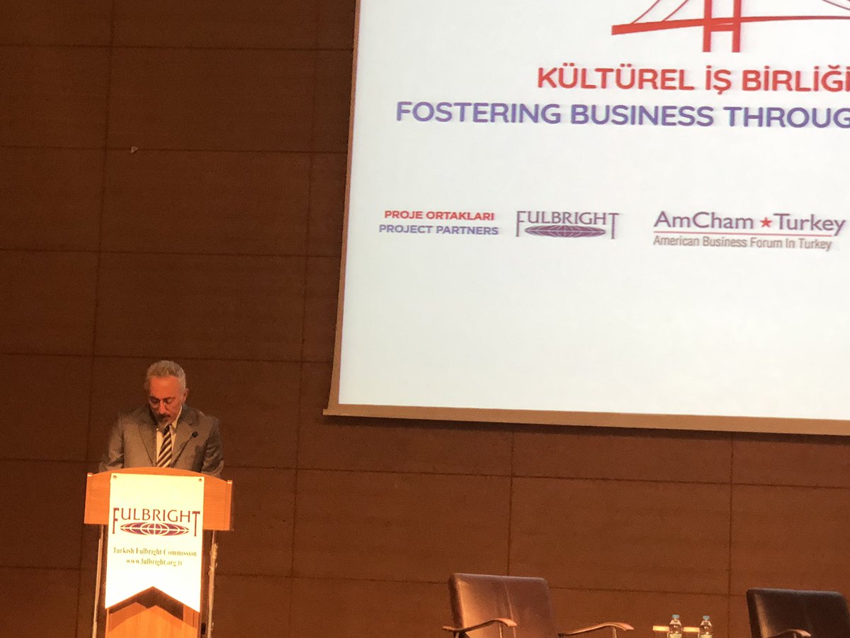 nusretcomert's tweet photo. Fulbright Re-entry &amp; Networking Meeting. Fostering business through cultural cooperation/ Kulturel Isbirligi Is Yaratmak. Proje Ortaklari Fulbright, AmCham Turkey, The American Turkish Society #fulbright #amchamturkey #ats https://t.co/07hJD9MWmK