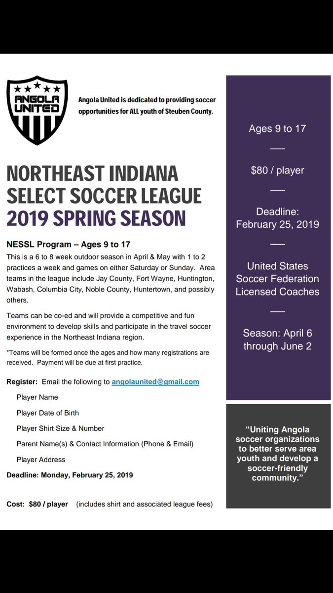 SoccerAms's tweet photo. Please help us spread the word! Thanks! https://t.co/GJBVVPr5hD