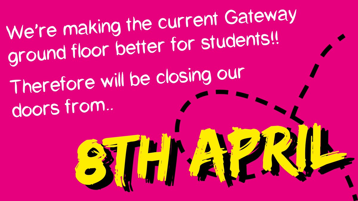 GatewayUoS's tweet image. Heard the news!! We are moving across to Murray Library from the 8th April whilst The Gateway gets a brand new makeover! :) #gatewaydevelopment #gatewayuos