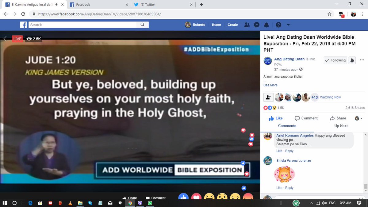 apr13bob's tweet photo. #ADDBibleExposition LIVE https://t.co/0KHcxAADPa