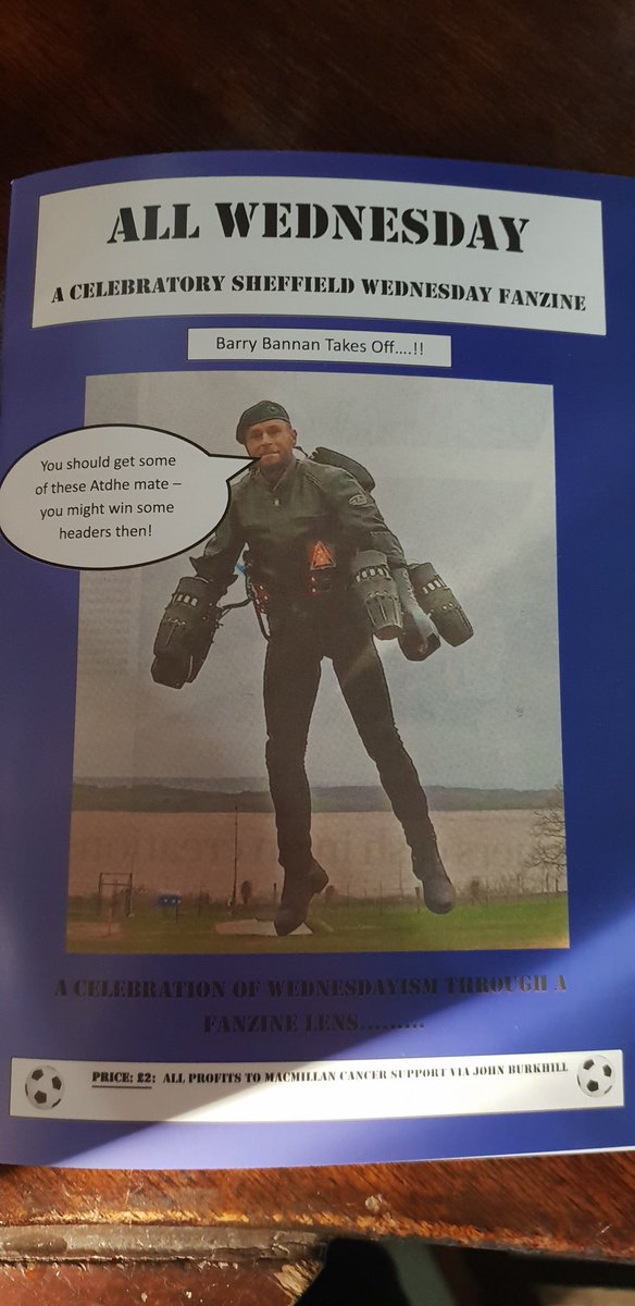 NewBarrack's tweet photo. Don't forget #allwednesday #SWFC #Fanzine available now from the bar Β£2 each all profits to McMillan cancer support via @JohnBurkhillBEM @SheffWedWOTMT @rellorts @dan_N_smith π #sheffield #S6 #Hillsborough #Sheffieldpubs #realalepub https://t.co/eDIKzoZKgx
