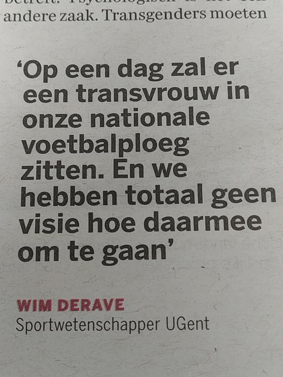 Jolien_K's tweet photo. De binaire constructie van gender wordt vaak geproblematiseerd in sport, jammer dat het beleid zo vastgeroest is. Professor @GuyTsjoen pleit voor meerdere hormoonklassen. Ik vind dat hij gelijk heeft. Bron: @destandaard
#genderidentity #feminisme #Semenya #IOC https://t.co/dmygELNXdR