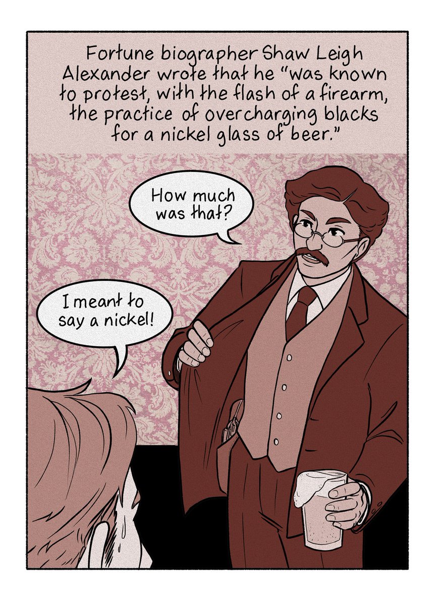 AdamSerwer's tweet photo. My first comic!!! It's about T. Thomas Fortune, a largely forgotten black radical who was born into slavery and was a large influence on the more prominent names you hear during black history month, like Du Bois, Garvey, Washington and Wells Barnett https://t.co/6MYYS8rVUf https://t.co/exhqtXkIU8