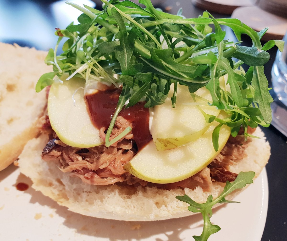 Combining hobby (BBQ) and work. Serving the <a href="/nephroflow/">NephroFlow</a> team some home smoked pulled pork sandwiches for lunch.