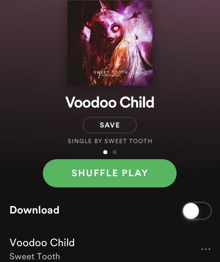 SweetToothSound's tweet image. VOODOO CHILD

OUT NOW

LINK IN BIO

Artwork by @clearwaymediaUK 
Produced by Prism Recordings and  Jordan Round