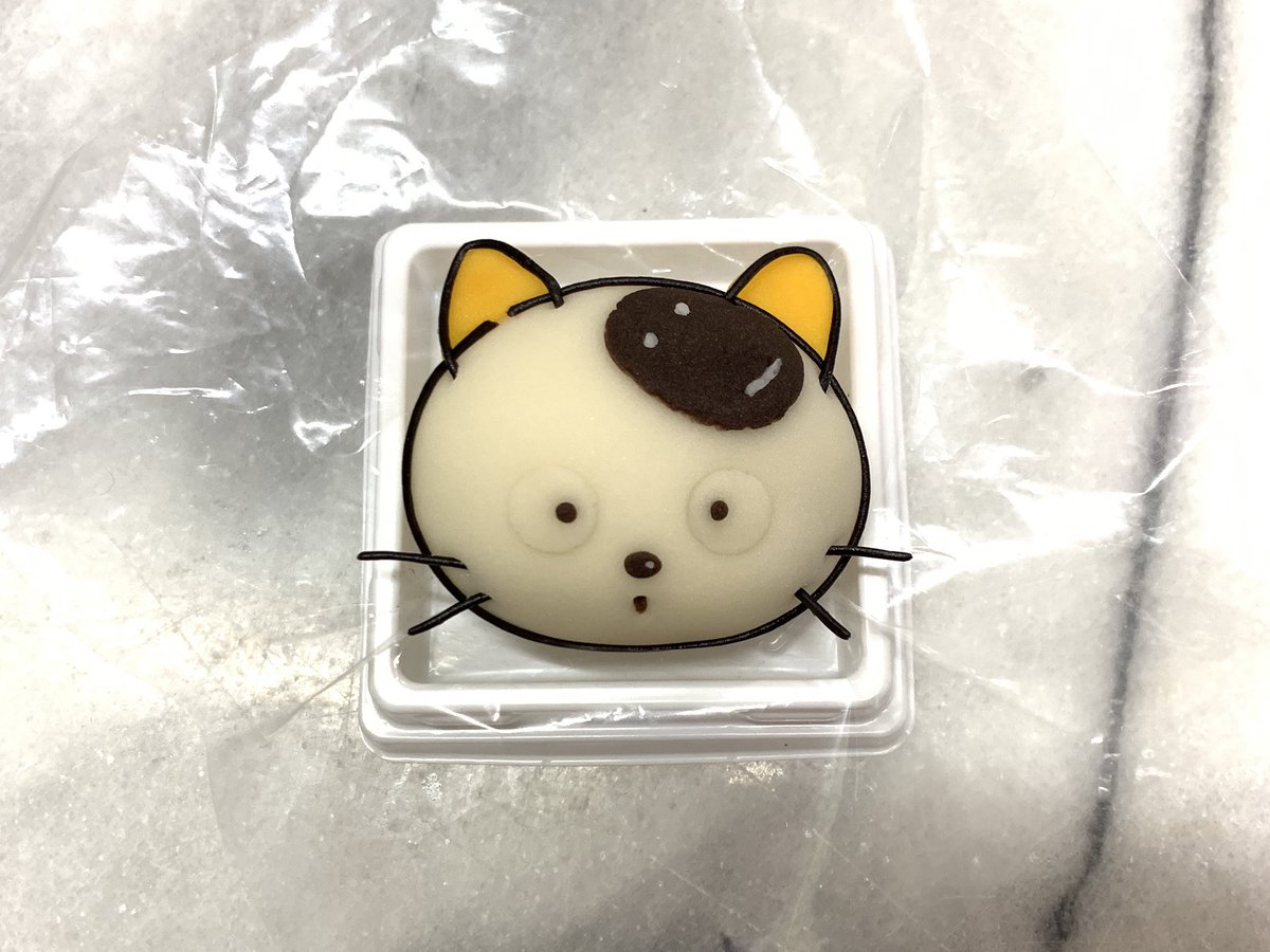 オ匠 キャラ菓子 در توییتر タマ 猫の日 ３丁目のタマ うちのタマ知りませんか 和菓子で作ってみたz