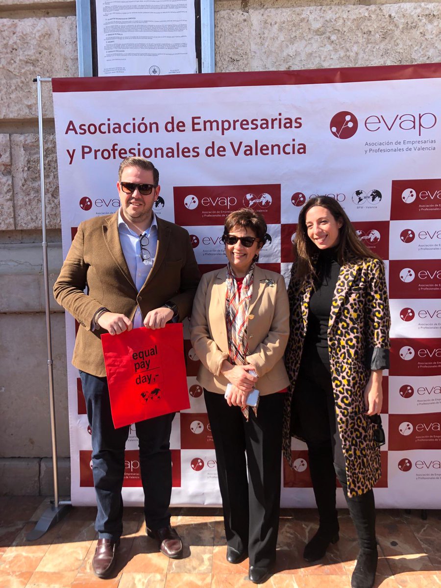 Entre todos conseguiremos la igualdad en áreas tan importantes como la salarial #jóvenesempresarios @evap_bpw #DiaInternacionalIgualdadSalarial #EqualPayDay