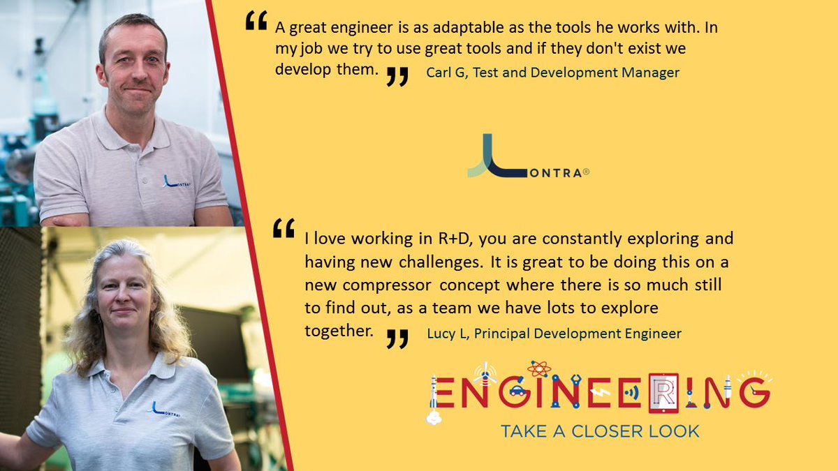 LontraUK's tweet photo. Read some of our engineering testimonials! You can find out more about routes into engineering or science by visiting https://t.co/fB8svbltGK #Engineerforbetter with Carl and Lucy 🔧 #FridayMotivation #Yearofengineering https://t.co/CIn0PPvEcy