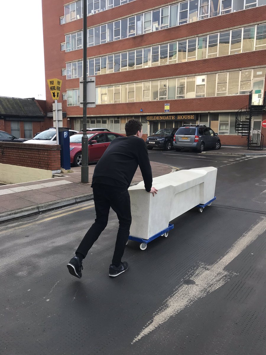 Thank you <a href="/CamdenCouncil/">Camden Council</a> @factoryfamily Camden Bench going home.