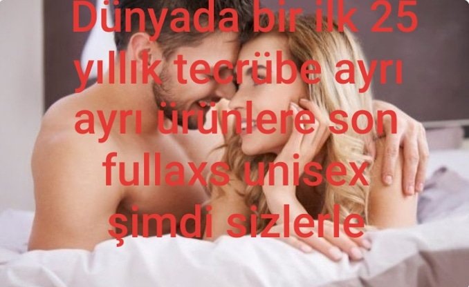 Dünyada bir ilk fullaxs performans arttırıcı unisex çiftlere özel şimdi sizlerle kısa süren ilişkilere artık son