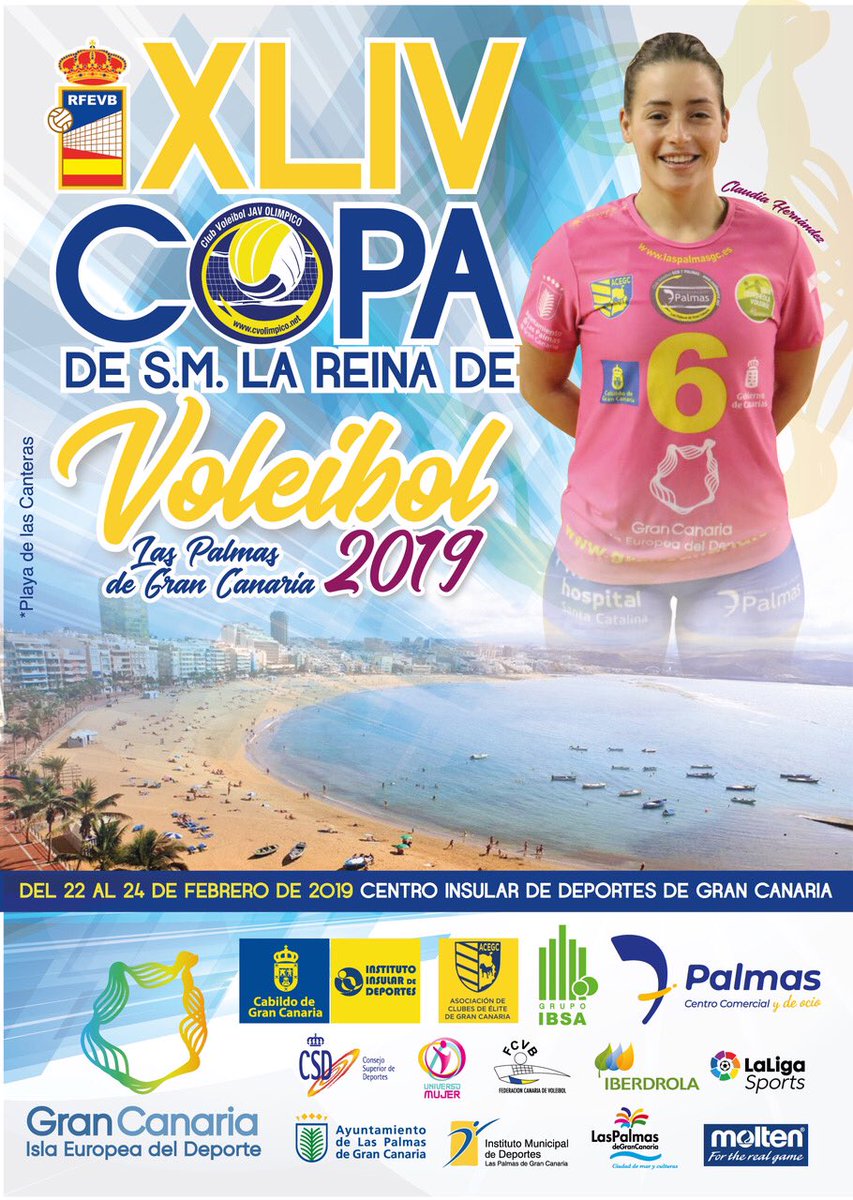 cvalmeria's tweet photo. 📣 MUCHA SUERTE 🍀🤞🏻a todos los equipos que participan desde hoy en la XLIV Copa de S.M. La Reina 👑!!!
Seguro que será un gran espectáculo 🙌🏻 para todos los que amamos 😍 el #Voleibol 🏐
💚 #VamosVerdes!
🏐 #SomosVoleibol
🤝 #SomosEquipo
🏆 #CopaReinaVB #CopaSFV https://t.co/zAGXl58alH