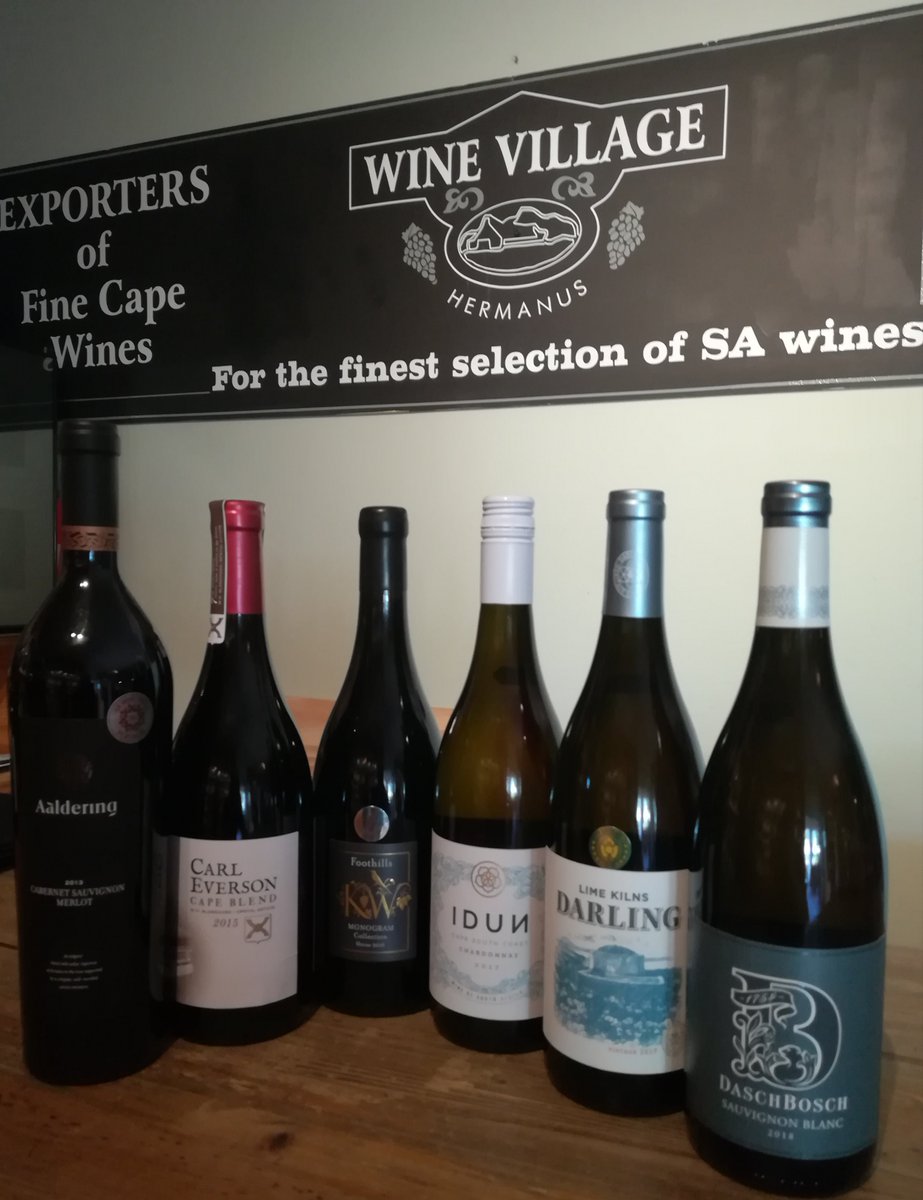 Available at the Tasting Counter today.
<a href="/DaschboschWines/">Daschbosch Wines</a> <a href="/DarlingCellars/">Darling Cellars</a> <a href="/OpstalAttie/">Attie Louw</a> <a href="/AalderingWines/">AalderingWines</a> 
#winevillage
#winehermanus
#joinusforafinewinetime
#fabulousfriday
#hermanus
#wineoftheday
#weekend