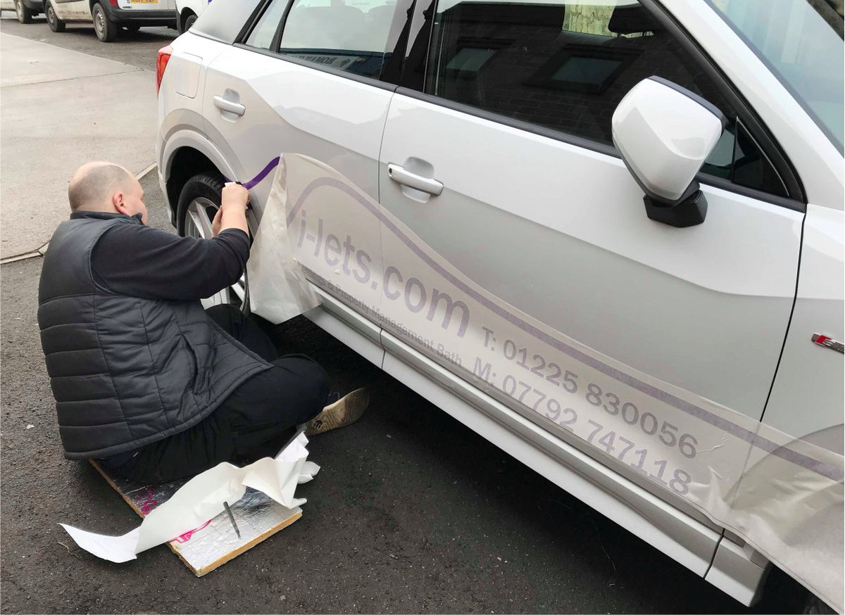 BathSigns's tweet photo. We've had a busy couple of months #signwritting vehicles, here's a selection of our work including 2 transits for Lumini Drylining & new #vinyl graphics for Garden Envy, KA Scaffolding & Vi-Lets. Get in touch today to see how we can make your vehicle stand out from the crowd! https://t.co/PySkQLsje7
