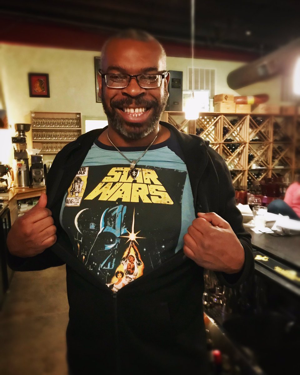 BroadwayCellars's tweet photo. Cocktails and Star Wars iconography served up by Anthony at the bar last night 👇. May the Force be with you. #maytheforcebewithyou #broadwaycellars #servicewithsomeslay https://t.co/96m71jwmkC