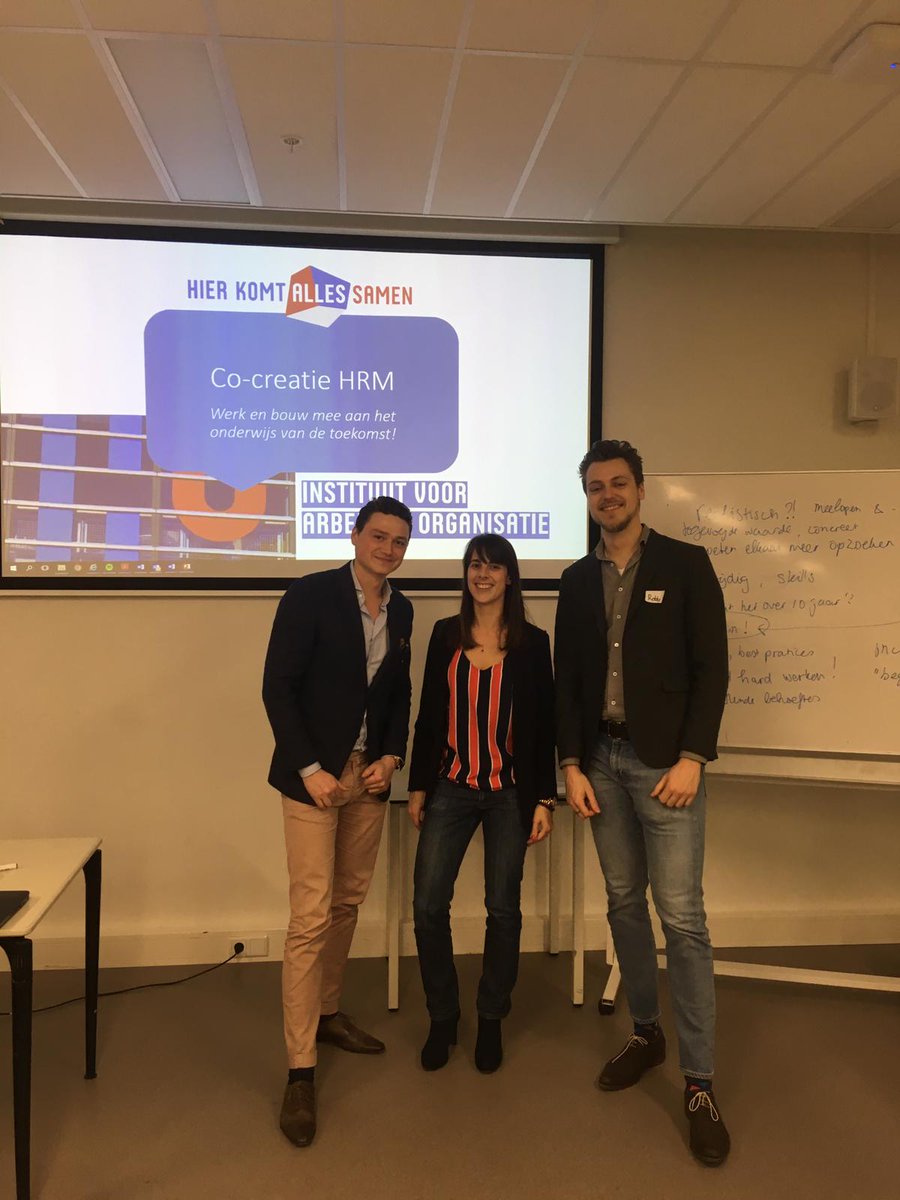 Robbe_Stolk's tweet photo. #Hoogtepunt van de week: de co-creatie van de @HU_Utrecht! Super leuk om te mogen denken over de #toekomst van de #hrm opleiding. 

See you soon! @rooshijner @JoostAnsems1 @Jorendebruijne @TalentMapper https://t.co/nL3ylYn4CP
