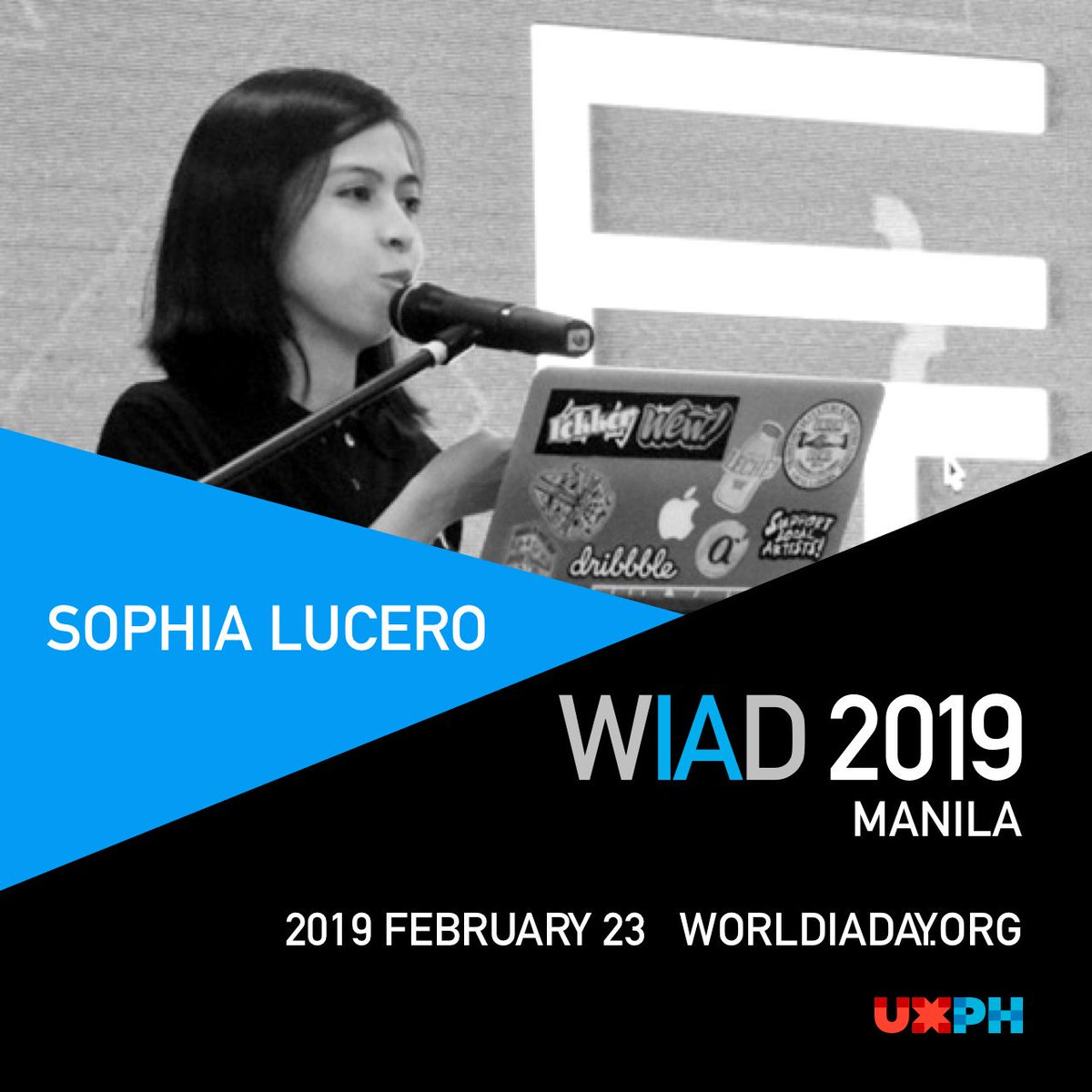 Surprise! Meet our 3rd speaker for #WIADManila! 👏

Sophia Lucero is a co-founder and the president of @PWDO, a volunteer grassroots group formed in 2008 that organizes @ffcph, the first of its kind in Asia, and other initiatives that nurture the local community.

#WIAD19 #IA