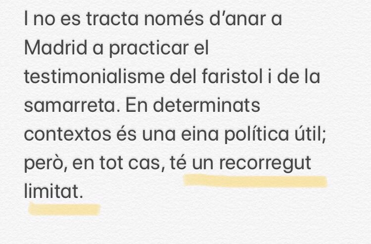 Marta_Sibina's tweet image. M’encataria sentir una proposta per les eleccions generals que digués que hi ha coses que no es podran fer pq la institució té molts límits.
No vull sentir farem això i allò si ens voteu! No seria honest! Calen programes reals i sincers.

#honestedat

elcritic.cat/blogs/sentitcr…