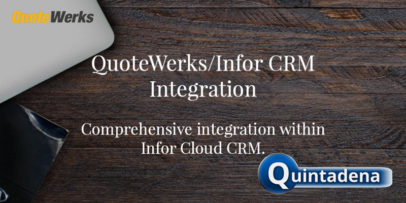 ITMicroscope's tweet image. Quintadena’s comprehensive integration Infor Cloud CRM module supports search and selection of Infor contacts and creation / updating / closing of Infor opportunities from within QuoteWerks.
 
Read more at:
quintadena.com/en/products/qu…

#ITMicroscope #QuoteWerks