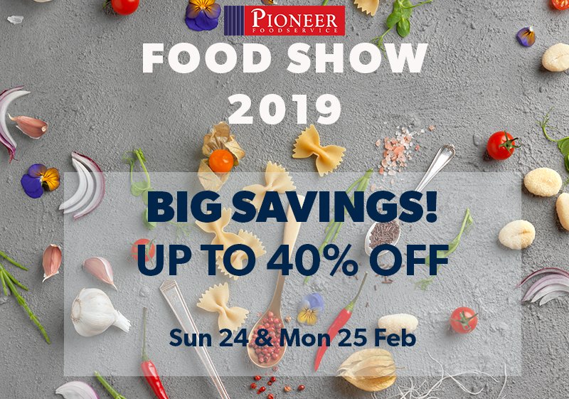 Have to got your ticket yet for <a href="/pioneerfoodserv/">Pioneer Foodservice</a> 's show this coming Mon &amp; Tues? Our Jayne will be there sampling olive and antipasti aplenty pioneerfoodservice.co.uk/food-show-2019/ See you there?