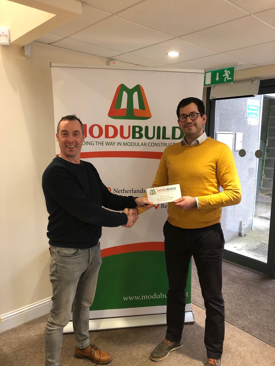 ModubuildSocial's tweet photo. We recently kicked off our latest safety campaign titled "𝐒𝐭𝐚𝐧𝐝𝐢𝐧𝐠 𝐮𝐩 𝐟𝐨𝐫 𝐒𝐚𝐟𝐞𝐭𝐲". All #TeamModubuild members were invited to suggest a safety slogan for our campaign with James Blanchfield coming up with the winning slogan #LeadingTheWay #StandingUpForSafety https://t.co/ZA2YSVm4Uj
