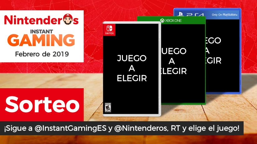 Nintenderos's tweet photo. ¡Sorteamos el juego que tú quieras!

➡️ Sigue a @InstantGamingES y @Nintenderos
➡️ RT aquí
➡️ Accede a este enlace: https://t.co/MiKRCtHvBB y selecciona el juego que quieras ganar
➡️ OPCIONAL: Cumple otros requisitos en el enlace anterior para tener más posibilidades

¡Suerte! https://t.co/tgq4G1LOlP