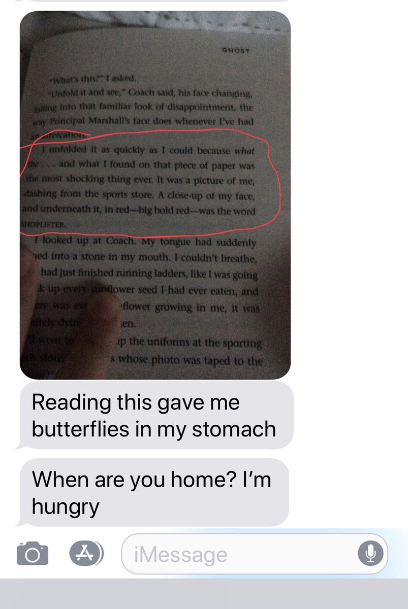 brzmustangs's tweet photo. When you work with the finest and they instill a love for reading...this is a text from my 4th grader! Harvey, you have changed this girl! #storyofmason https://t.co/RIPE8cElDG