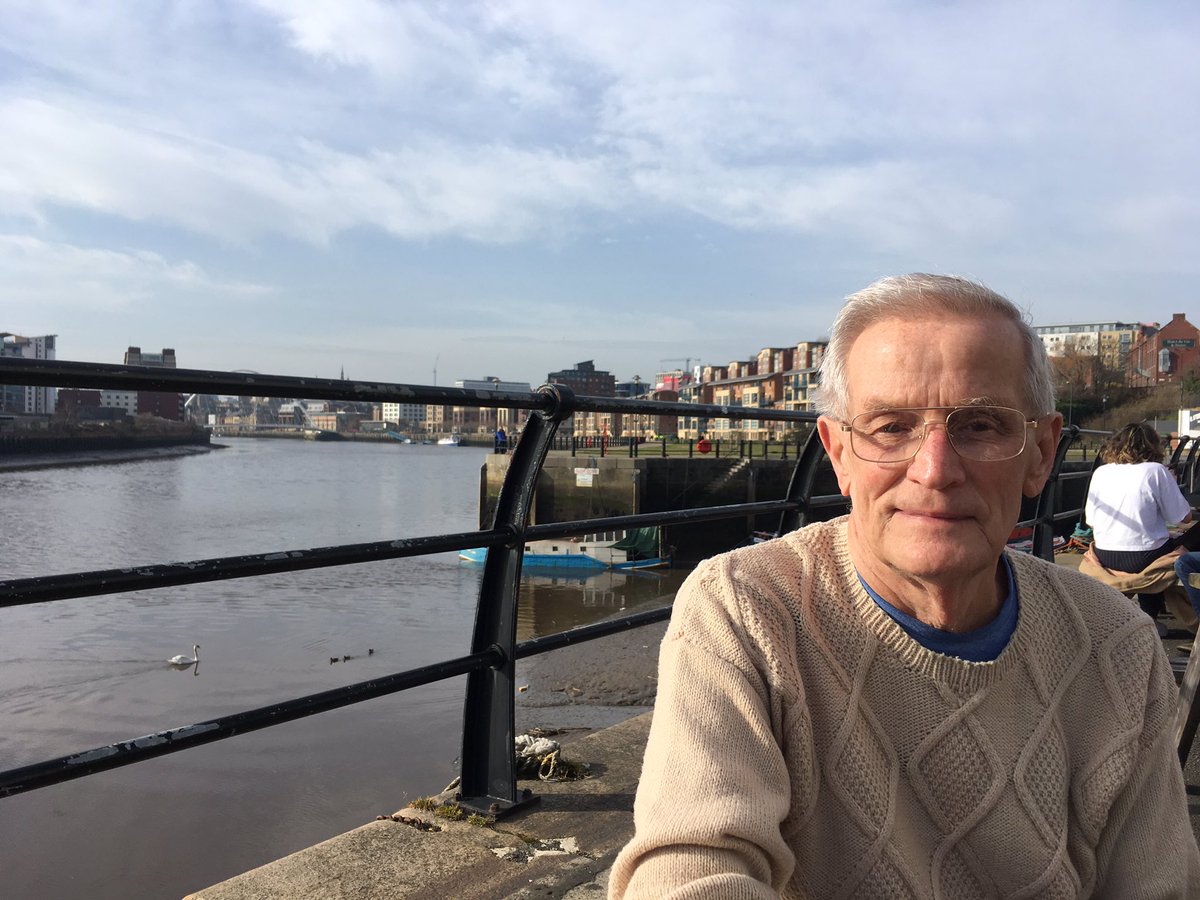 Mackcinn's tweet photo. 18 km in and we are having coffee at @The_Cycle_Hub Can’t get him to have food though 🙄 #walkswithDad https://t.co/MaEzHyjXX6