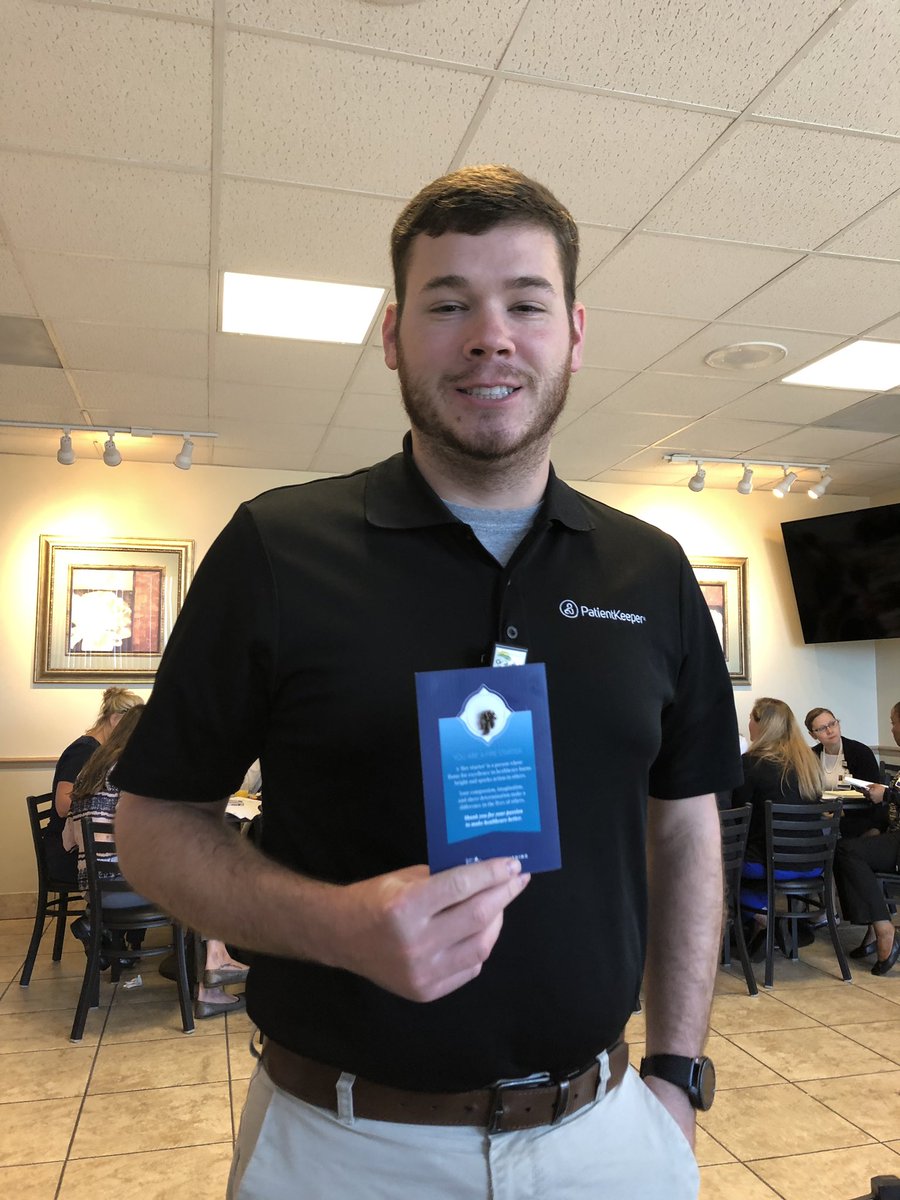 OcalaHealthIT's tweet photo. Ocala Regional recognized Chet Hartsfield as a Firestarter after Jill Biggins notified leadership of a hallway moment in which she overhead two physicians singing his praises !
Great job Chet, only one example of many of high praise for your support of our physician community ! https://t.co/UMRpeOterk