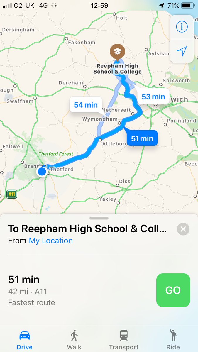 RHSCskitrip's tweet photo. Travel update - Now at Thetford 🚌 

We are on track for a 2pm arrival 🏁 https://t.co/K0lllca7vE