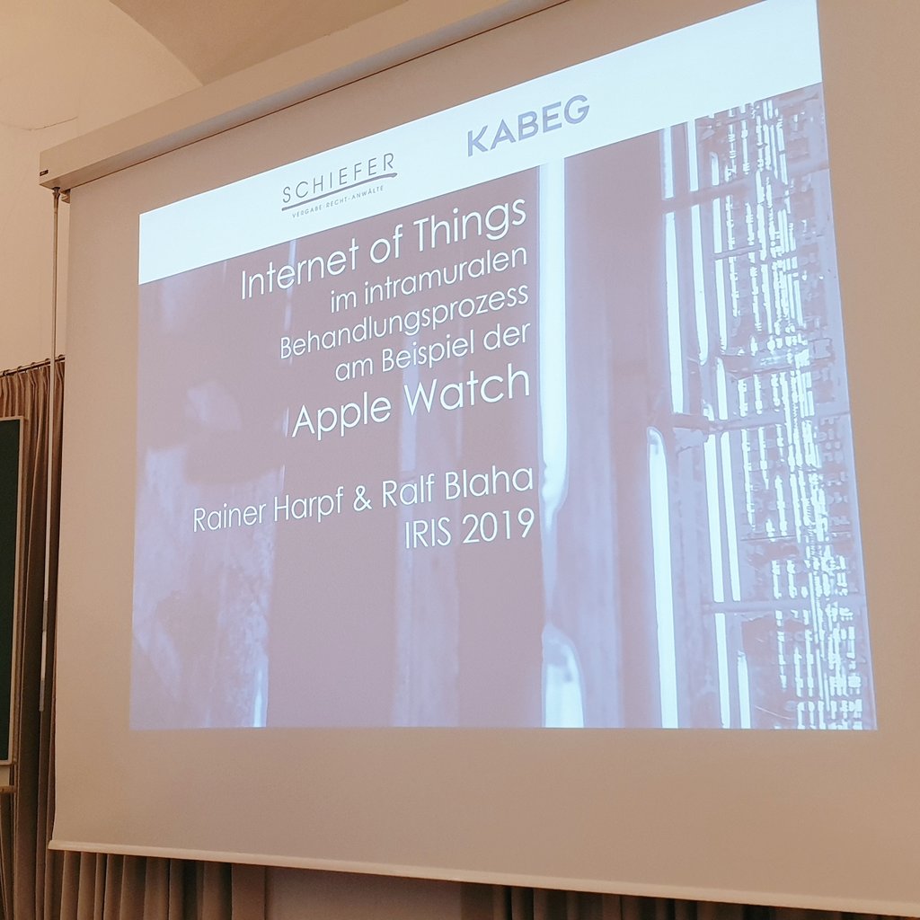 i_speiser's tweet image. Rainer Harpf und Ralf Blaha analysieren im Track #Datenschutz V die Möglichkeiten, mobile Geräte des Patienten in Behandlungsprozesse zu integrieren. #iris2019