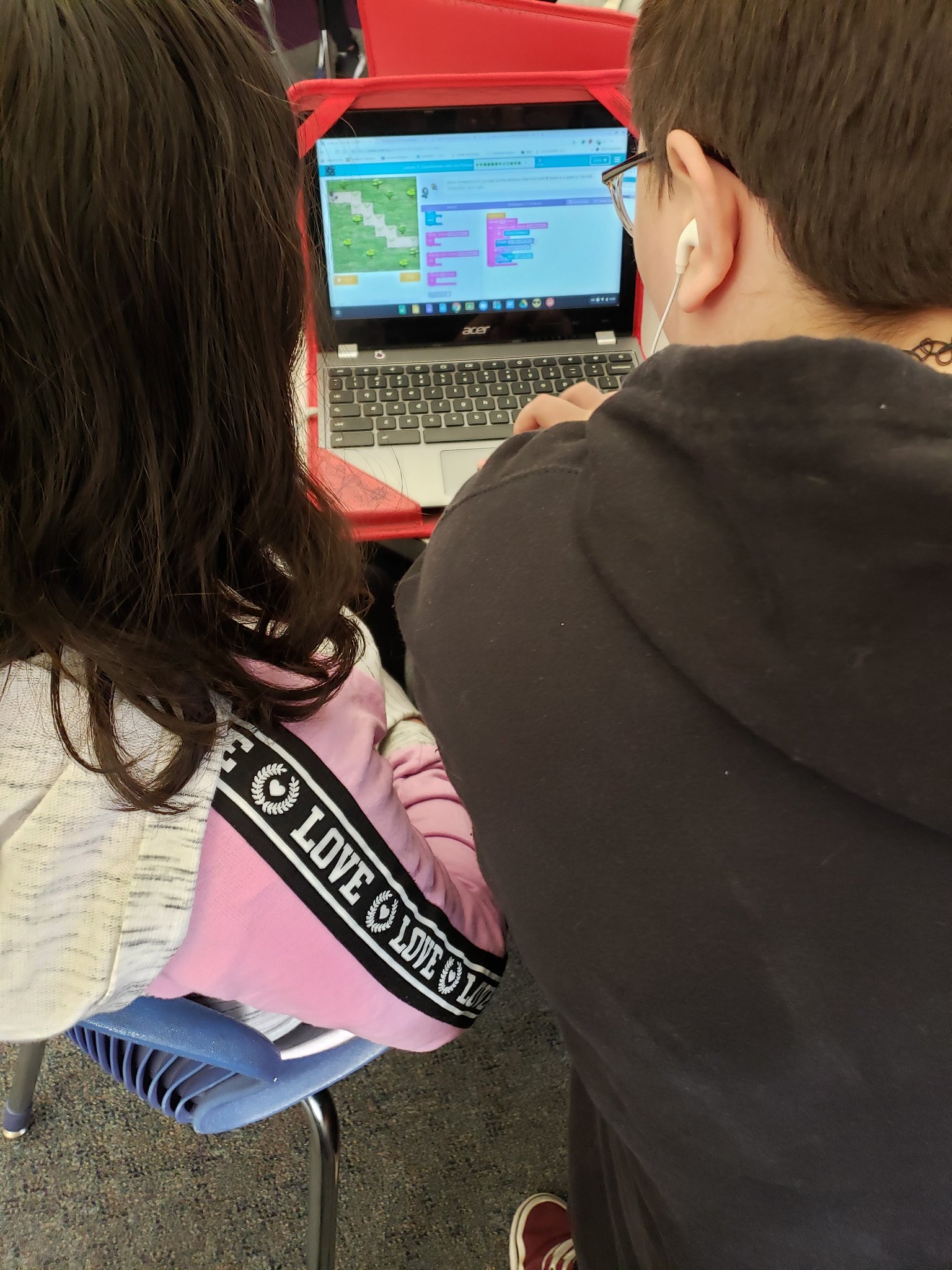 Mr. Murray on Twitter "Students practice nesting loops using