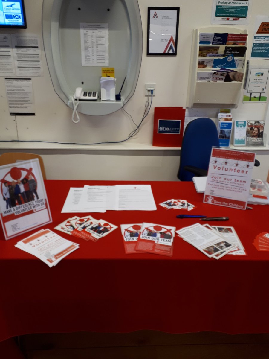 mackie_val's tweet photo. #SaveTheChildren 
Volunteering Info point. At #NorthBerwickLibrary. Today until 4.00pm
All Welcome. https://t.co/TTvP1OplRV