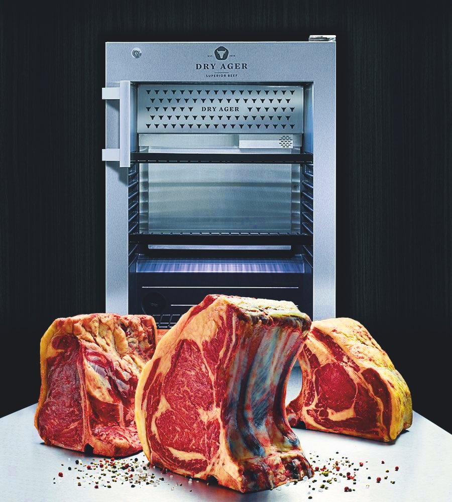 carnicomadrid's tweet photo. Si eres un amante de la carne, tienes que conocer “Dry Ager”, un frigorífico para madurar carne en tu propia casa o restaurante. Podrás ir viendo la evolución de las piezas y elegirlas a tu gusto gracias al diseño de la cava, pensada para ser exhibida.  #dryager #maduración #meat https://t.co/pDlHyp9eVj