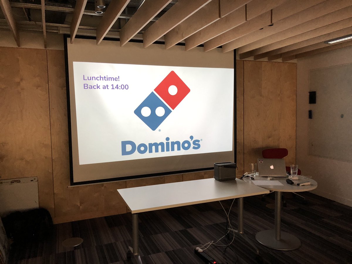 hxtechteam's tweet photo. Lunchtime at #HXTestersConf after a great morning of knowledge sharing and learning! #testing #Dominos #pizza #learningfuel https://t.co/OuivWeLlRn
