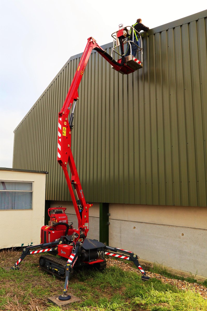 CannonAccess's tweet photo. We've gone big with this one!  @HINOWA_SPA 8.35, diesel and 110v power, 1.3t weight with a compact 2.15m wide footprint.  This joins our other Hinowa spiders which currently top out at 26m.

For all your access needs in and around Essex just ask! https://t.co/CEGgQe1ZIE