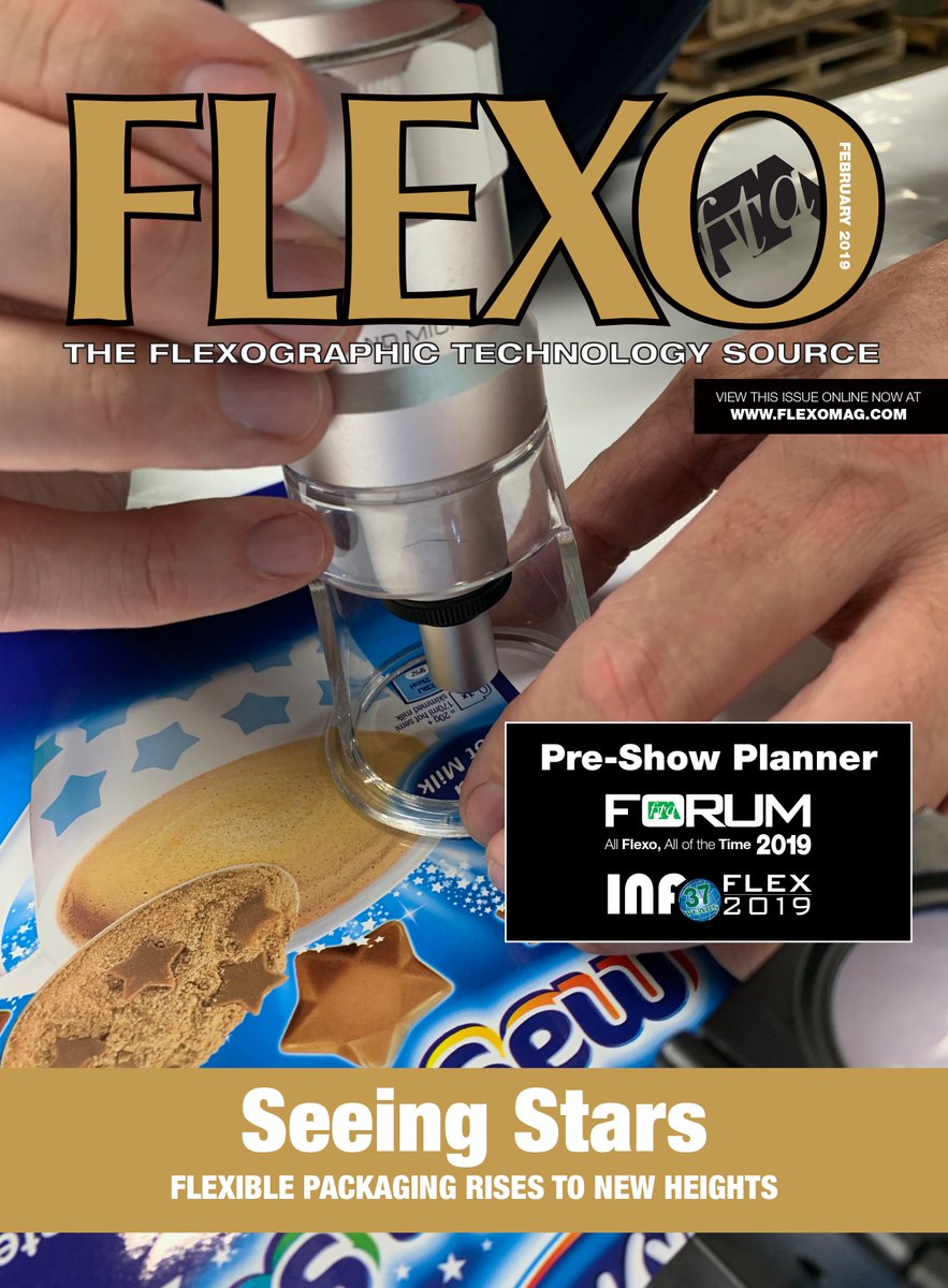 FlexTechAssn's tweet photo. Flexibles are February's focus in FLEXO (say that three times fast)—read the latest issue of FLEXO Magazine https://t.co/UNzSepzQSW https://t.co/8CXGsLcUqX