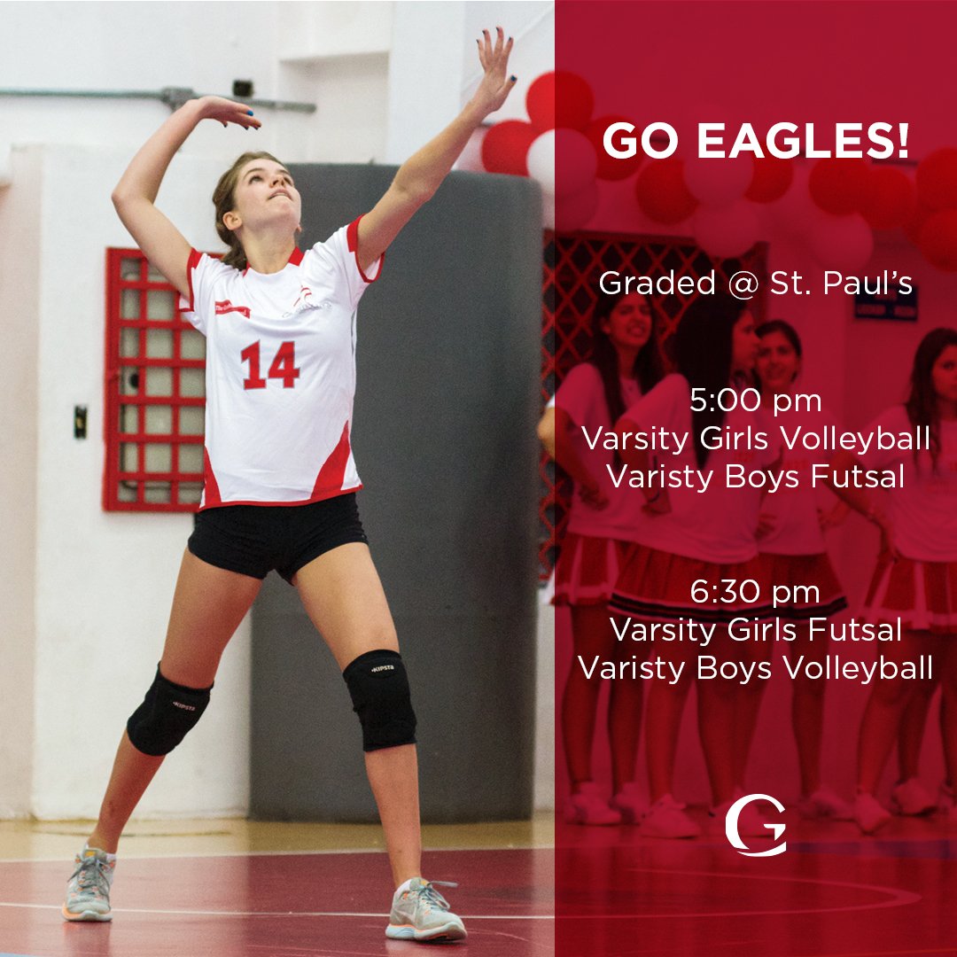 gradedeagles's tweet photo. SPHSL Varsity Volleyball and Futsal games tonight @SportStPaulsSP . 5:00 pm Girls Volleyball and Boys Futsal and 6:30 pm Girls Futsal and Boys Volleyball. Let's go Eagles! 🦅⚽🏐🦅 https://t.co/SgYQy7I6L2
