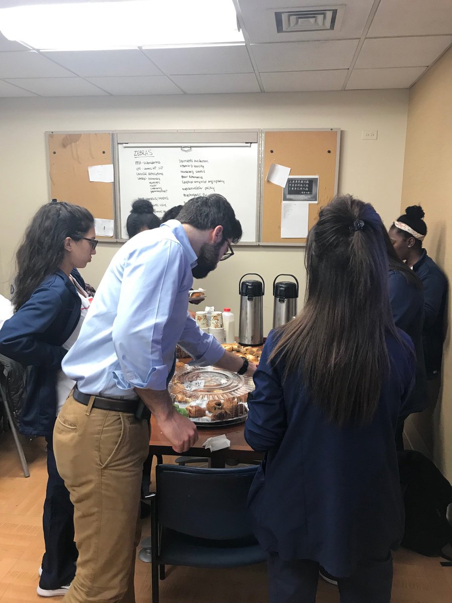 6 garden south and 6 garden north staff at our first  Gen med Residents welcome Breakfast!!
