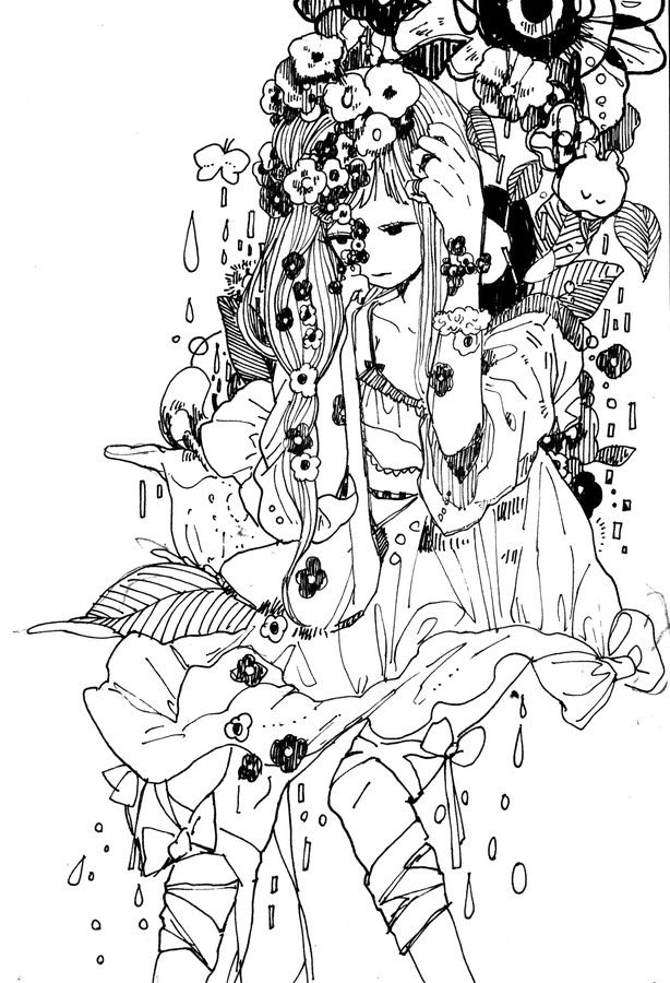 #私の絵柄が性癖に刺さる人に届いてほしい 生きるの下手な女の子と線フェチです!少しでも多くいろんな人に見てもらいたいー!よろしく!