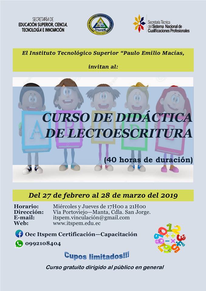 ISTPEM1's tweet photo. Opta por estas capacitaciones en estas áreas de la educación inicial #SomosItspem https://t.co/s633R52JIe