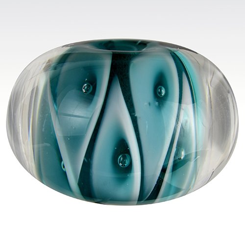 Vetrofond Clear Transparent (791004) is currently 50% OFF.
 Here's an example of a bead with a thick encasement of Vetrofond Clear. 
 frantznewsletter.com/sale/