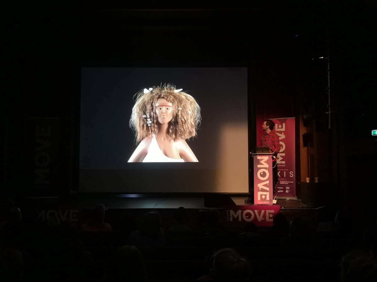 StampedeStudio's tweet photo. Joe from @buck_tv takes us through their #weird portfolio of #animation work, including this caveman-era spot for @Tinder #movesummit19 https://t.co/IW1V65M0B0
