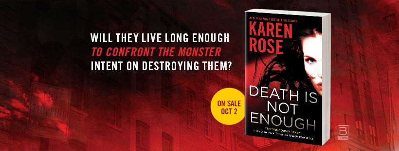 ReviewsTammyKim's tweet photo. Tammy's 5 Star ARC Review: Death Is Not Enough by Karen Rose
https://t.co/haGQzYaPVp @KarenRoseBooks #DeathIsNotEnough #NetGalley https://t.co/ex73i6prwc