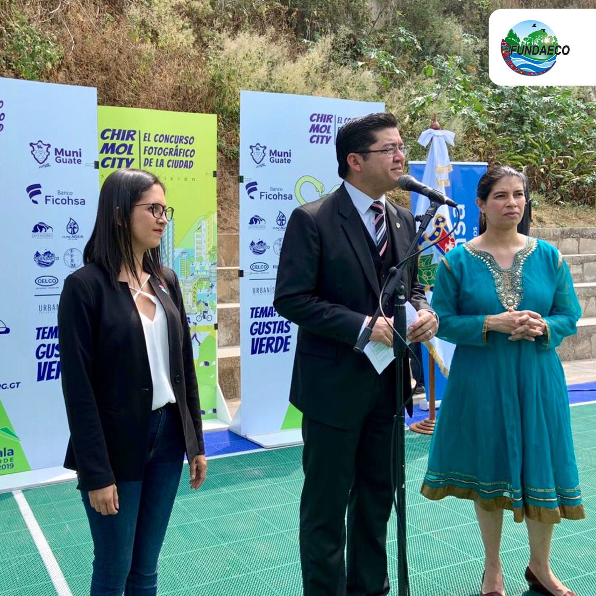 📷💚🌳 El día de ayer #FUNDAECO participó en la Inauguración del #ConcursoFotografico #ChirmolCity 2019 que se realizará en conjunto con <a href="/muniguate/">MuniGuate</a> con el tema "Me Gustas Verde". Las bases del concurso y los premios los puedes encontrar aquí: bit.ly/2XkF3T9 <a href="/CHIRMOLCITY/">CHIRMOLCITY</a>