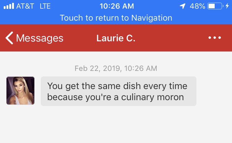 BitchWhoBlogs's tweet photo. Because I go to #DocBs in #FortLauderdale, and order the same dish every time, this angry person on yelp felt the need to private message me telling me Iโm a culinary moron. Who the hell has time for that? @Yelp @YelpFTL https://t.co/vrDx78k7ib
