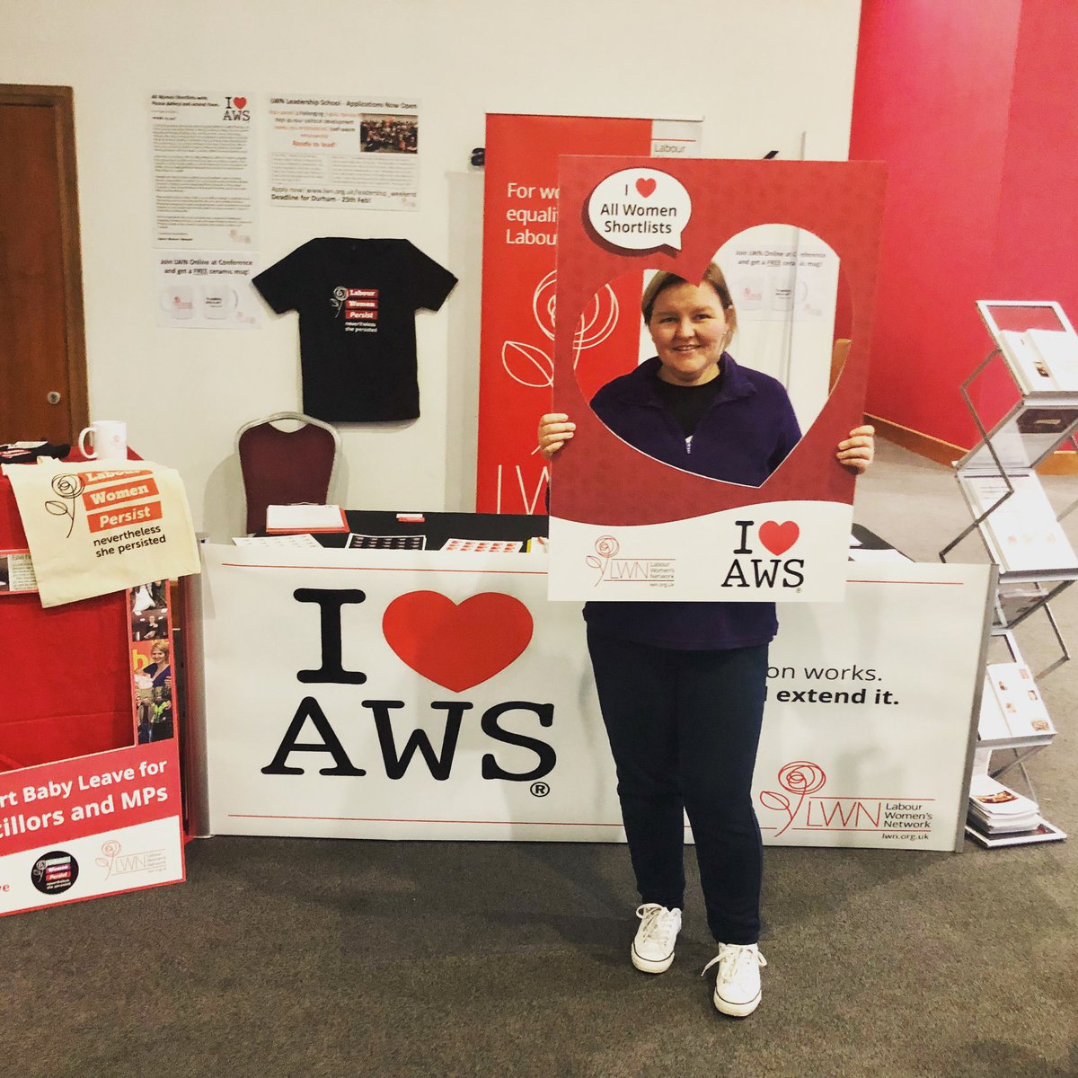 LabourWomensNet's tweet photo. National Women’s Conference, we are ready for you! See you in Telford? #labwomen19 Join us tomorrow 2-3pm in the Coldport Room to #SlayThePatriachyCLPbyCLP https://t.co/A476XjBpyu