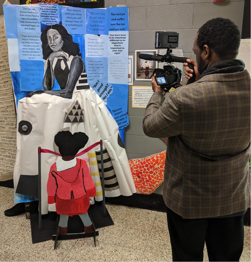 grou_la's tweet photo. Thank you, Marcus Sibley, from @NAACP for visiting @mswildcatnation this morning to see our celebration of Black History Month.  Here are some of my favorite shots of today: @MichelleObama, you inspire us! #wildcatsriseabove https://t.co/a3MZ8zrEOQ