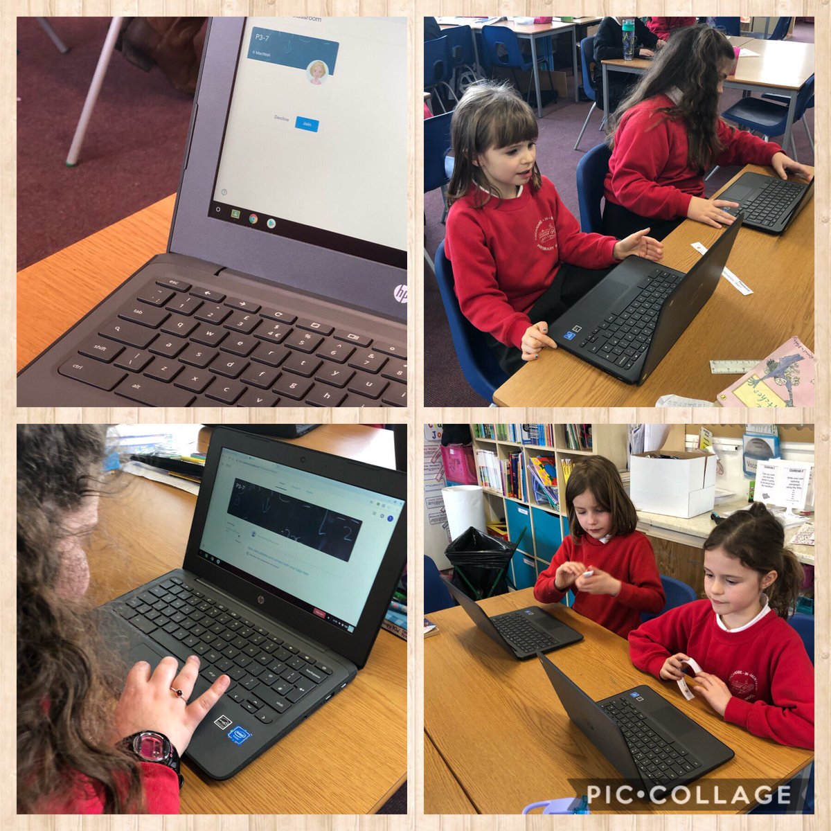 Kininmps's tweet photo. What a buzz in the classroom this afternoon as we got to grips with our new google chromebooks. We accessed our team drive and joined our classroom! @GoogleForEdu @googledrive #KIMdigital https://t.co/bL5hTzFjrD