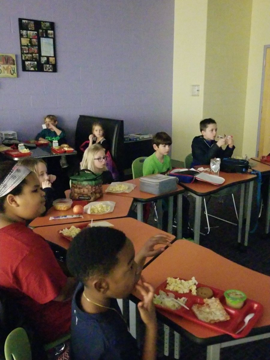 Story lunch Friday! #inthelc #celearns #lunchandpopcorn