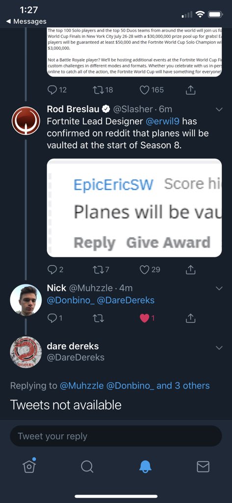 1 reply 0 retweets 0 likes - fortnite competitive development update reddit